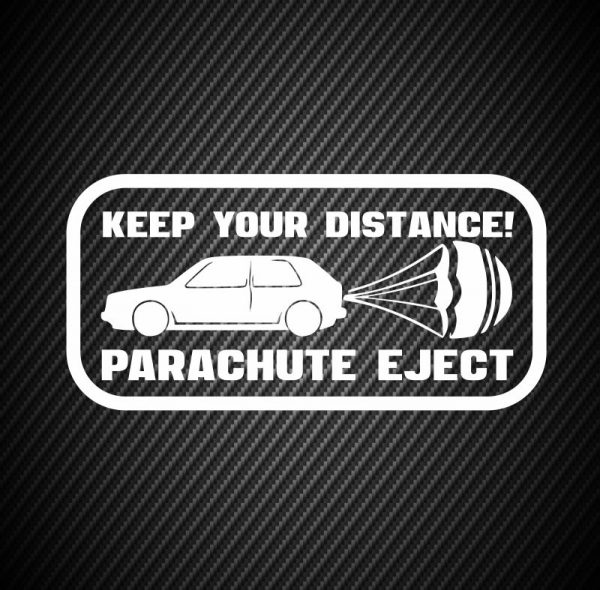Keep your distance parachute eject