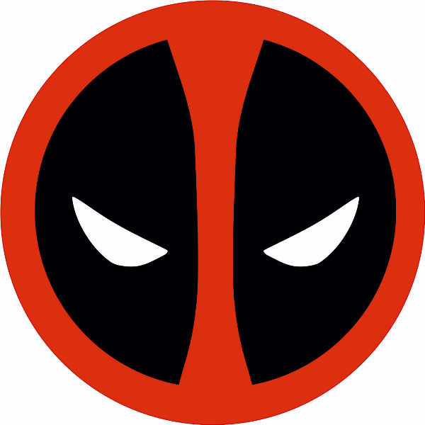 Sticker emblem, logo Deadpool