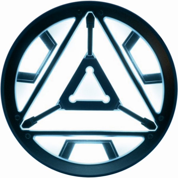 Sticker emblem, logo Iron man 2