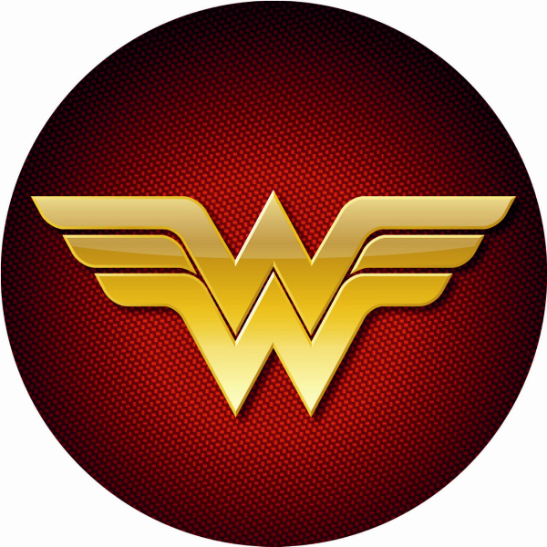 Sticker emblem, logo Wonder Woman