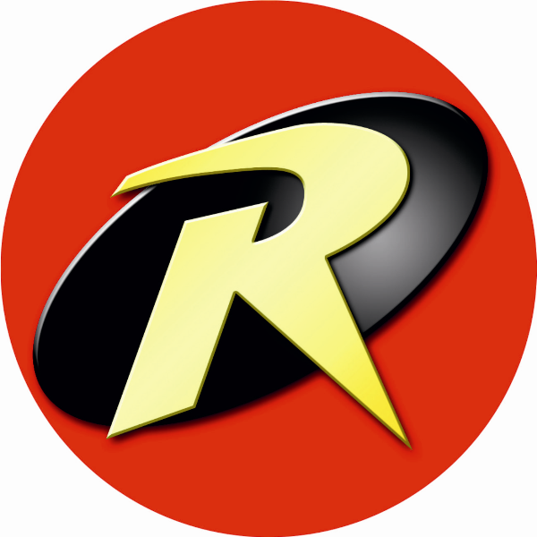 Sticker emblem, logo Robin
