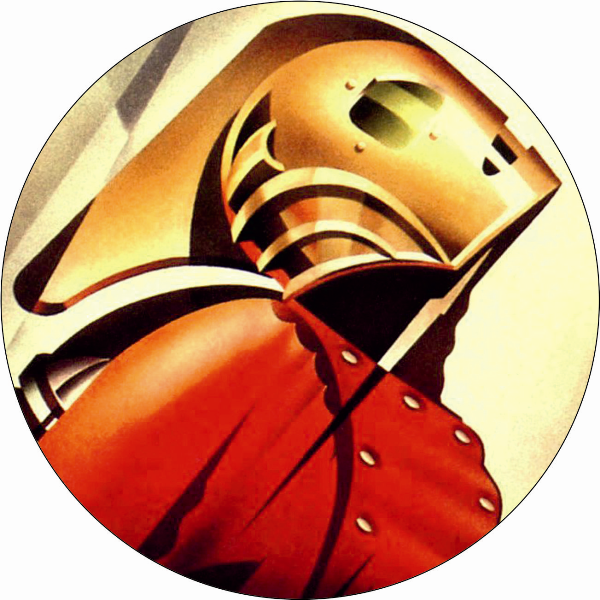 Sticker emblem, logo Rocketeer