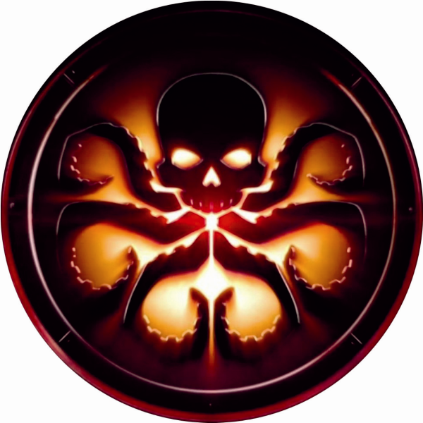 Sticker emblem, logo Hydra
