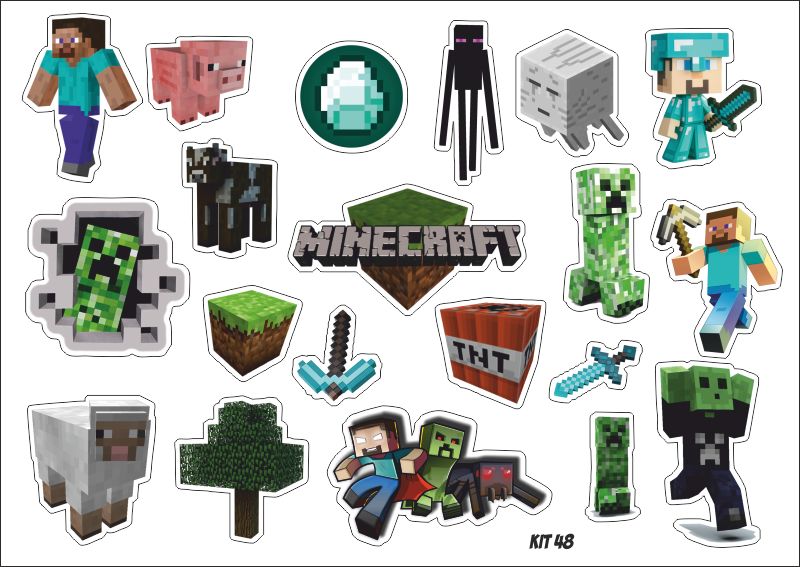 Minecraft pack StickersMag