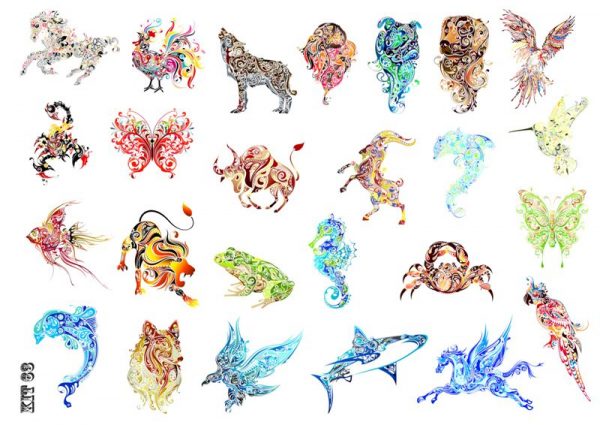 Ornament of animals pack