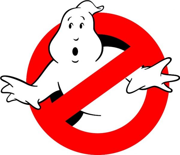 Sticker emblem, logo Ghostbusters