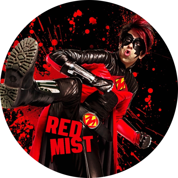 Sticker emblem, logo Red Mist