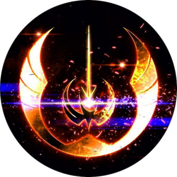 Sticker emblem, logo Jedi order