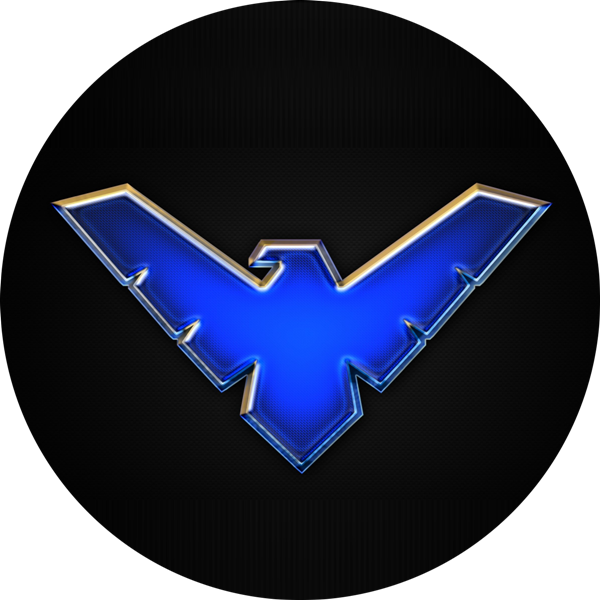 Sticker emblem, logo Nightwing 2