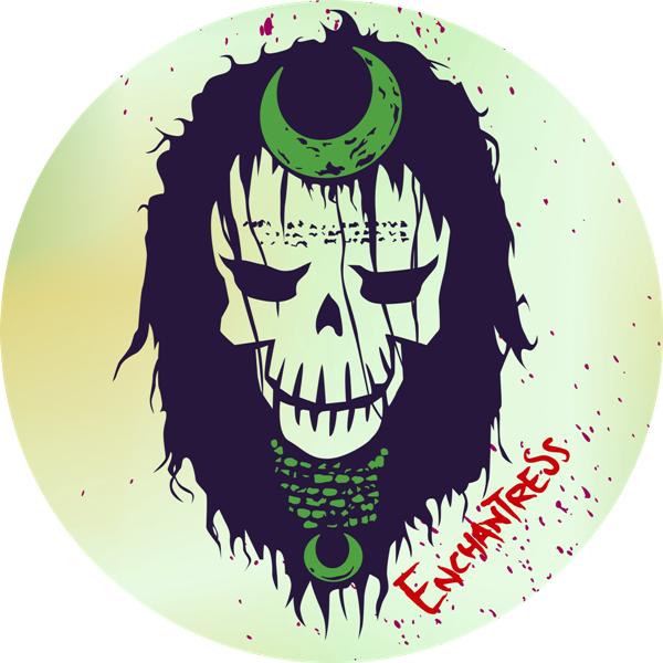 Sticker emblem, logo Enchantress