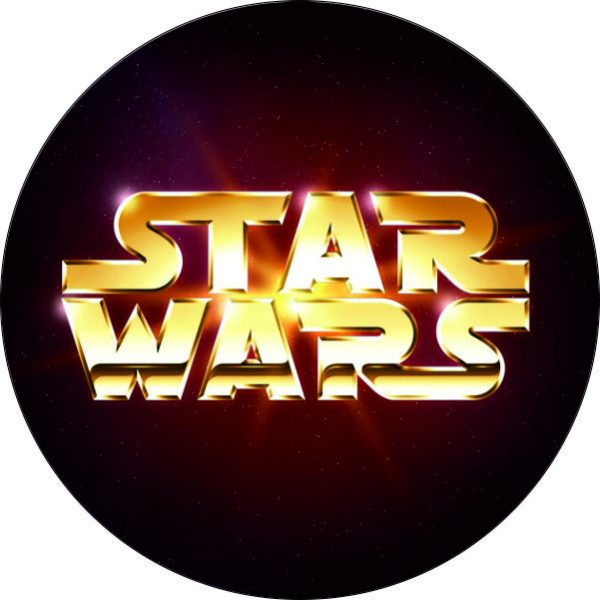 Sticker emblem, logo Star Wars
