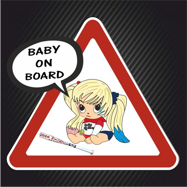 Sticker Baby on Board Harley Quinn