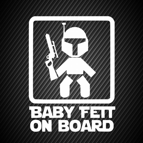 Star wars  Baby Fett on board