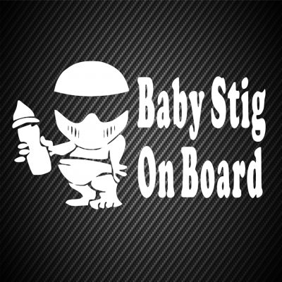 Baby Stig on board
