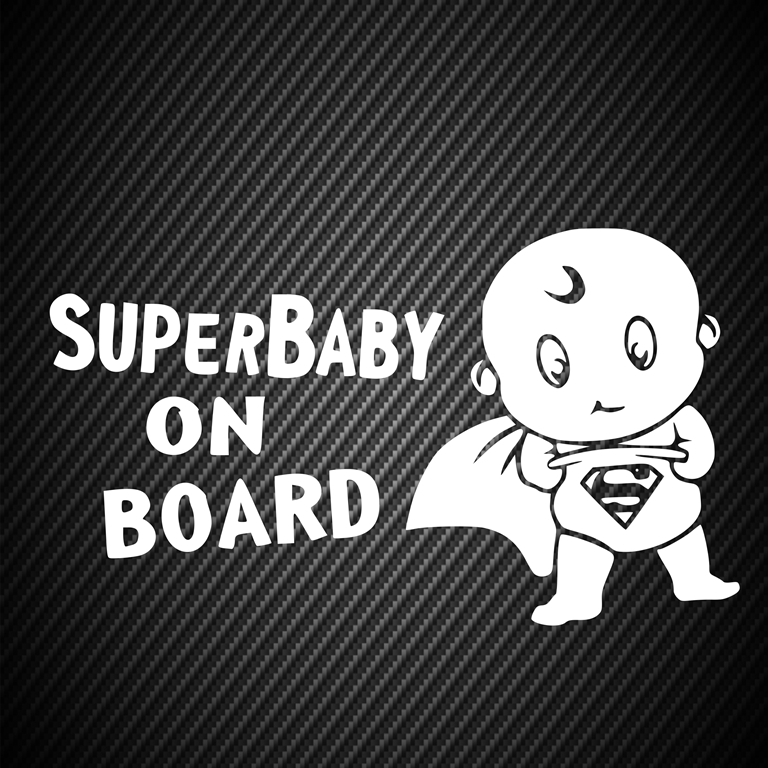 Baby on board – Super baby on board 2 – StickersMag