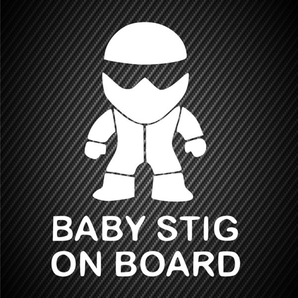 Baby Stig on board 2