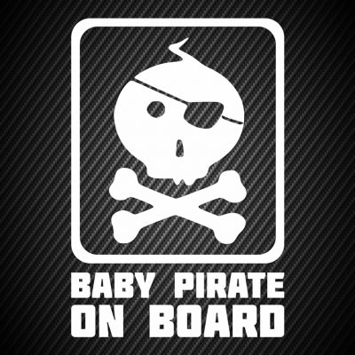 Baby pirate on board