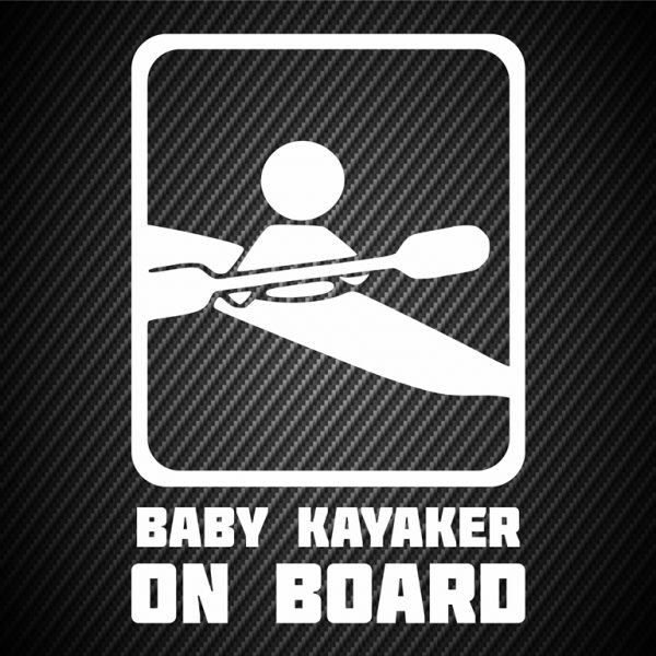 Baby kayaker on board
