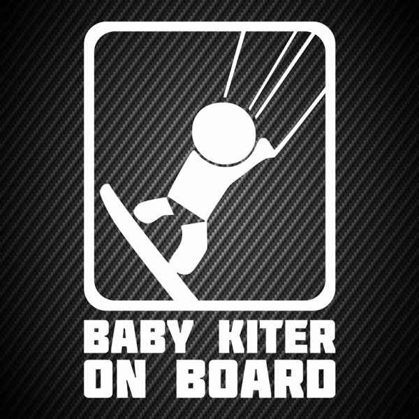 Baby kiter on board