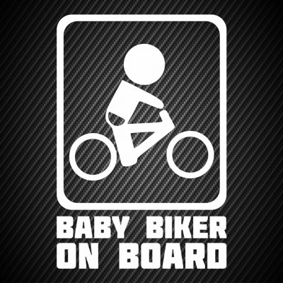 Baby biker on board
