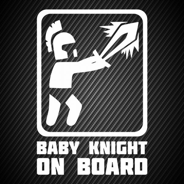 Baby knight on board