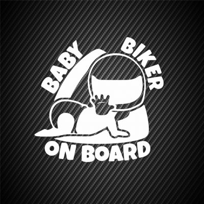 Baby biker on board