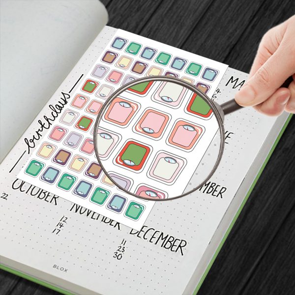 Weight scale Planner Stickers