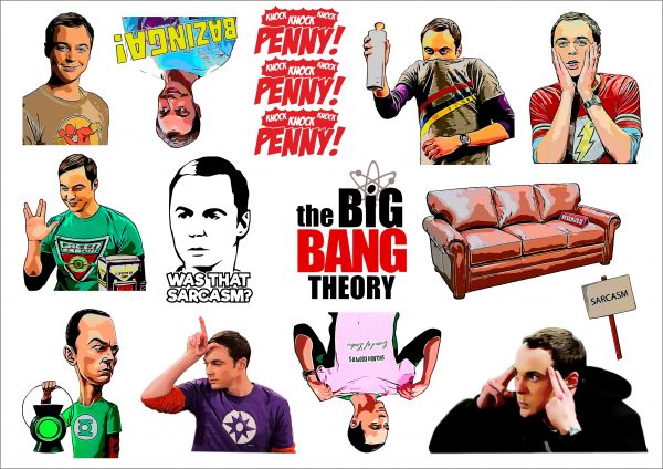 The Big bang Theory- Sheldon stickers pack