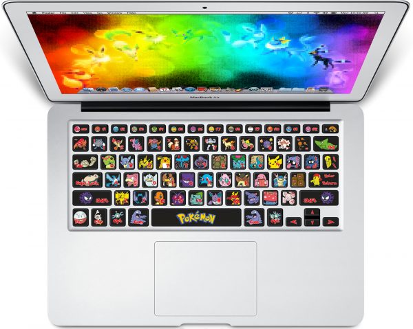 Keyboard Stickers Pokemon Decoration Protector for Macbooks