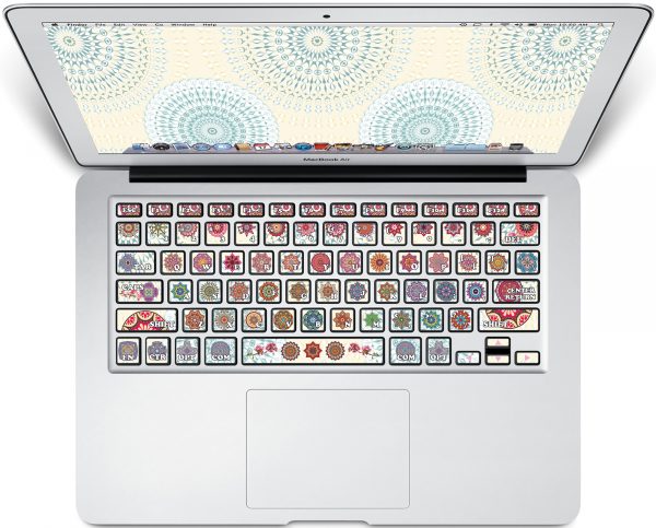 Keyboard Stickers Mandala Decoration Protector for Macbooks