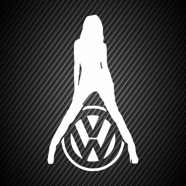 Sticker Girl and Volkswagen